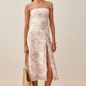 REFORMATION LIESEL LINEN DRESS